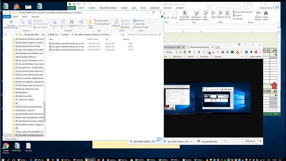 Jak udělat screenshot obrazovky ve Windows