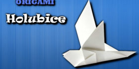 Holubice - jak složit origami holubici z papíru