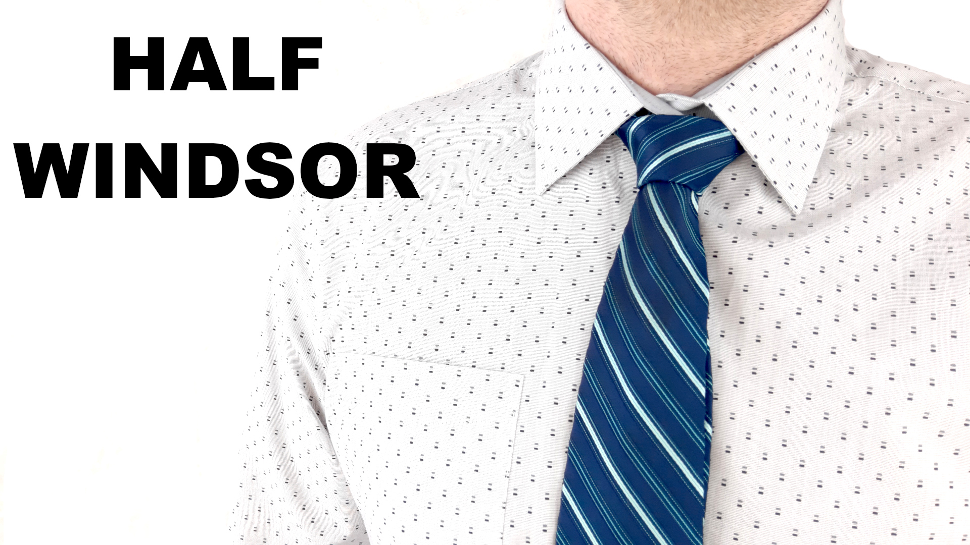 Jak se váže kravata - poloviční Windsor uzel