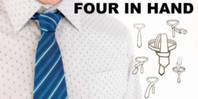 Jak uvázat kravatu Four in hand