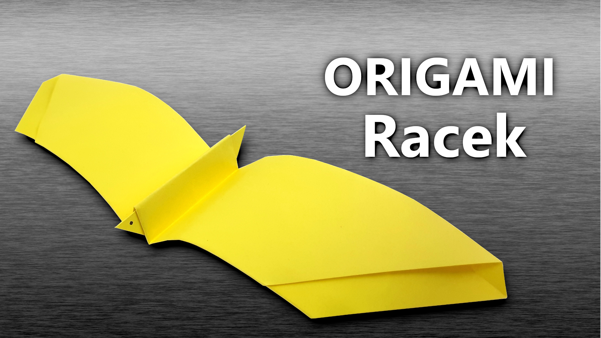 Origami Racek - jak vyrobit racka z papíru
