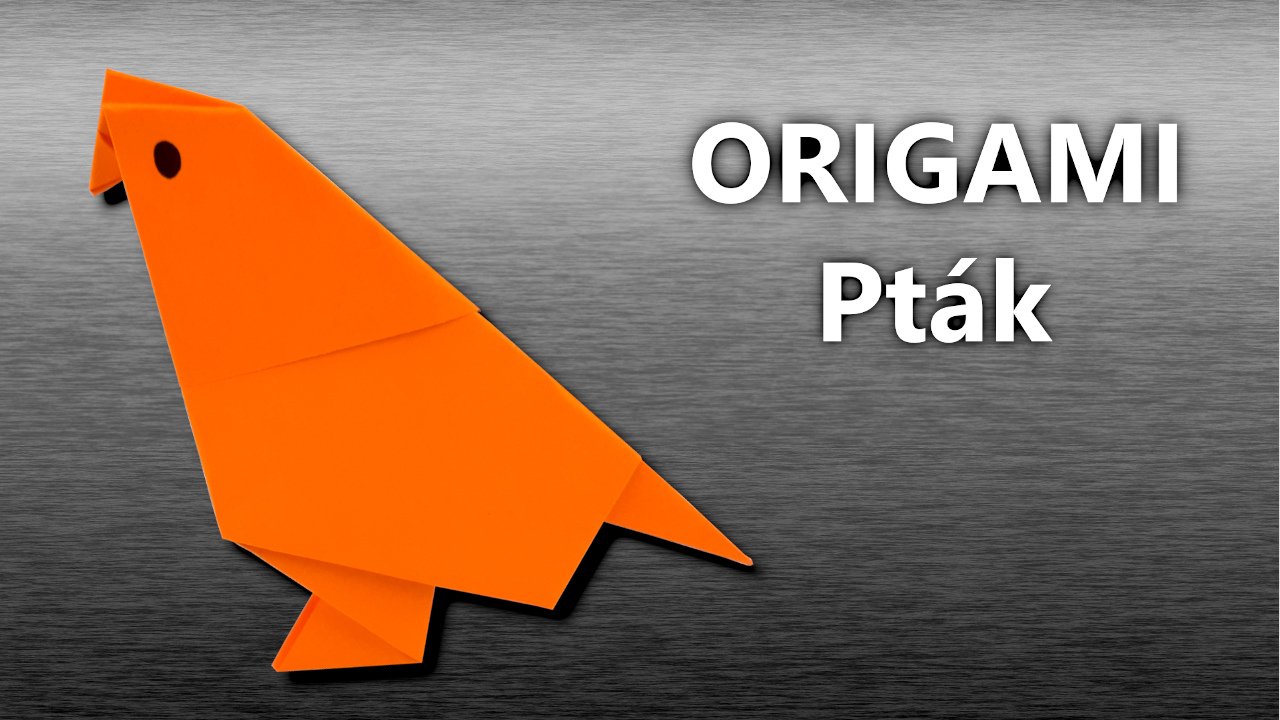Origami Pták - jak vyrobit origami ptáčka z papíru